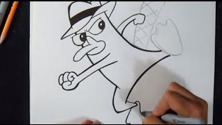 comment dessiner Agent P quotPerry lornithorynquequot  Phineas et Ferb  Wie zeichnet das Schnabeltier [upl. by Htaek622]