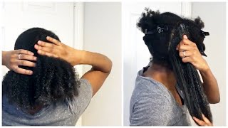 Detangling Matted Natural Hair With Angella [upl. by Narad902]