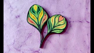 Advanced quilled leaves [upl. by Boynton895]