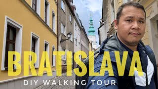 BRATISLAVA DIY Walking Tour  Slovakia Travel  Part 1 ENG 4K [upl. by Betti526]