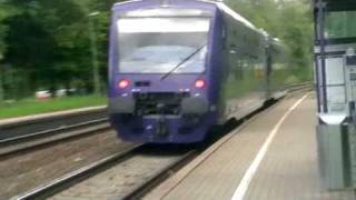 Ein RegioShuttle am Bahnhof Weißenau [upl. by Ydnelg]