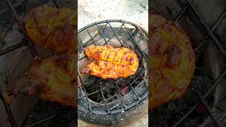 বেস্ট বারবিকিউচুলায় ঘরে থাকা মসলা দিয়ে। Chicken BBQ recipe shorts [upl. by Assirhc]