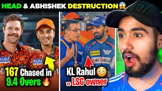 TABAHI MACHADI 🔥 Travis Head amp Abhishek Batting  KL Rahul vs LSG owner 👀  SRH vs LSG [upl. by Anib]