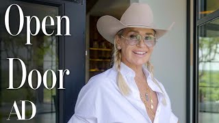 Inside Yolanda Hadid’s Modern Texas Ranch  Open Door  Architectural Digest [upl. by Erline]