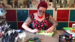 Painting with Baby Wipes and Blending Tools with Dyan Reaveley [upl. by Ailema]