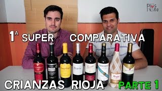 1ª SUPER Comparativa CRIANZAS RIOJA  Parte 1 [upl. by Keefe]