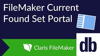 FileMaker Current Found Set Portal [upl. by Vigen]