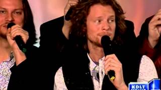 Home Free Performs quotGrandma Got Run Over By A Reindeer On KDLT News Today [upl. by Prochoras]