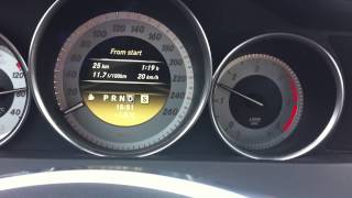 2012 MercedesBenz C320 CDI 4Matic 0100 kmh acceleration [upl. by Aleet]