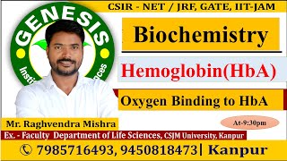 Hemoglobin  Biochemistry  New online quotBatchquot for CSIR NETJRF  IITJAM [upl. by Sibylla]