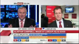 Adam Boulton and Alastair Campbell go toe to toe over Sky News bias against Labour in UK General Election [upl. by Oesile]