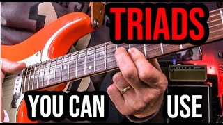 Super Simple Slow Triad Lesson That Anyone Can Understand 123 Strings Set [upl. by Brice381]