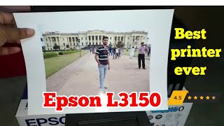 Epson L3150 SETUP Best Printer Unboxing amp Review Wi Fi Printer best budget printer in 2019 [upl. by Atelra]