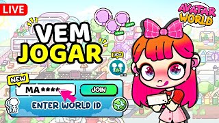 VEM JOGAR JOGANDO ONLINE NO AVATAR WORLD [upl. by Eldridge]