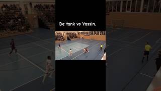 De tank vs Yassin  futsal soccer action defence wow amazing shorts shortsvideo fyp fypシ゚ [upl. by Rebecca]