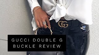 GUCCI DOUBLE G BELT BUCKLE REVIEW  Lina Noory [upl. by Margetts]