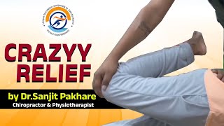 Crazy Relief in one session by DrSanjitPakhareChiropractor chiropractor physiotherapy [upl. by Gerrald]