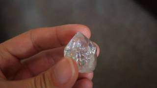 120ct Herkimer Diamond Rainbow Crystal [upl. by Rexana]