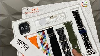 ￼ Series 9 emoled display smart watch combo pack special offer ￼rjmobile01 seven in one strap [upl. by Kirsch]