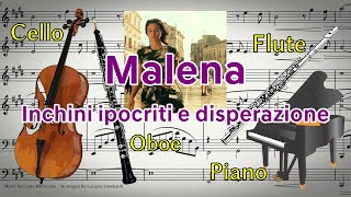 Malena Inchini ipocriti e disperazione Ennio Morricone Quartet arrangement Luciano Lombardi [upl. by Denna]