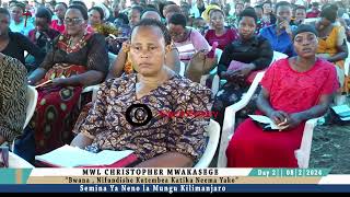 Mungu Akikusemesha Usiogope  Mwl Christopher Mwakasege  Moshi 2024 [upl. by Eenttirb]