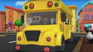 Wheels On The Bus Go Round And Round  Nursery Rhymes  Kids Songs [upl. by Sapienza359]