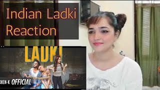 CHENKLADKI  Urdu Rap Song  Indian Ladki Reaction [upl. by Aires]