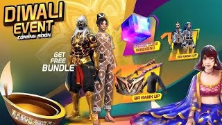 GET FREE BUNDLE  DIWALI EVENT FREE FIRE  FREE FIRE NEW EVENT [upl. by Chaudoin]