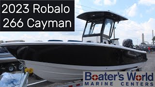 2023 Robalo 266 Cayman Walkthrough [upl. by Annaitsirk658]