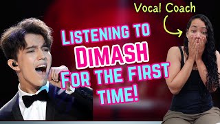 Dimash  Greshnaya strast Sinful passion dimash vocalcoachreacts vocalcoach reactionvideo [upl. by Kurtz]