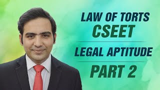 Law of Torts Part 2 Elements of Tort  CSEET  Explained by Advocate Sanyog Vyas [upl. by Wernher]