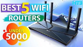 Top 5 Best WiFi 6 Router under 5000 in 2024 📡 Best Gigabit Router under 5000 for Home and Office [upl. by Sidwell]