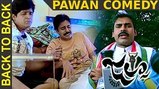 Pawan Kalyan Back To Back Comedy  Jalsa Telugu Movie  Ileana Brahmanandam Ali Sunil [upl. by Earle437]