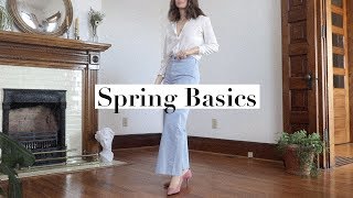 Everlane Spring Basics  Dearly Bethany [upl. by Ekoorb]