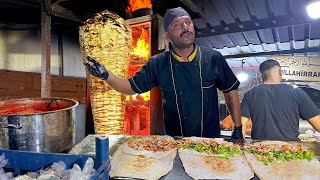 CRAZY Doner Kebab Master  He Sells 100 Kilos of Döner Kebab by Shouting Every Night [upl. by Notlrak]