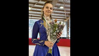 Championnat Vaudois de Patinage Artistique 2024  Capucine Demierre [upl. by Ordnasela]