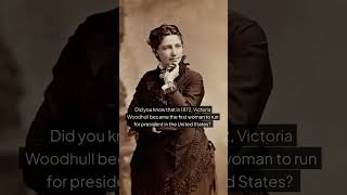 First Female Candidate in 1872 VictoriaWoodhull ushistory BizarreElections shorts shortvideos [upl. by Adiazteb9]