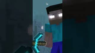 Minecraft herobrine fight [upl. by Nylekoorb94]