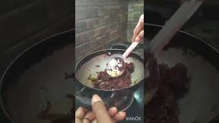 Beetroot fry recipehow to make Beetroot fry in telugu [upl. by Atsev]