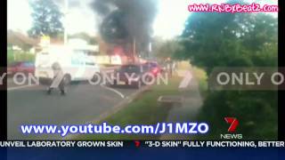 Canley Vale Plane Crash Explosion Footage 15th June 2010  7 News [upl. by Jamaal]