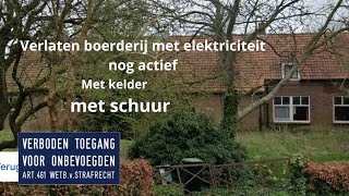 quotEen verlaten boerderij verkennen waar nog elektriciteit is 😱verlatengebouwen [upl. by Akienaj]