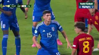 Spain U19 vs Italy U19 23 Euro U19 All Goals amp Highlights 2023 [upl. by Ynavoeg707]