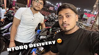 Taking Delivery Of New Scooty Tvs Ntorq 125 🔥  Sonu Gupta Vlogs [upl. by Agrippina]