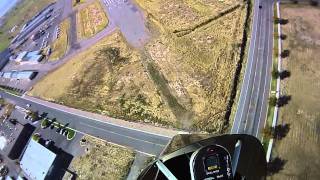 Gyrocopter Landing  Spiral then no hands [upl. by Atenahs]