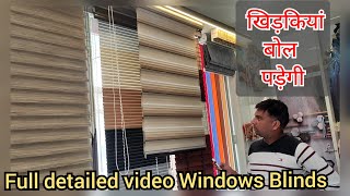 Window Blinds Types With Price  Window Covering ideas Hsk home decor [upl. by Eycal]