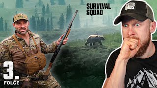 SCHÜSSE beim ersten BÄRENKONTAKT  Fritz Meinecke reagiert auf Survival Squad Folge 3 [upl. by Aveneg]