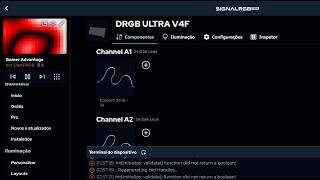 Como consertar Bug controladora DRGB ULTRA V4F chinesa com erro no signalRGB [upl. by Atteuqahs145]