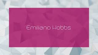 Emiliano Hobbs  appearance [upl. by Charley]