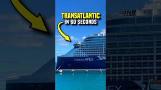 TRANSATLANTIC In 60 Seconds  Celebrity Apex Cruise celebritycruises [upl. by Aufmann]