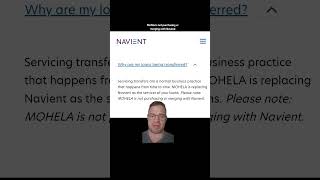 navient transfer to mohela update [upl. by Nnylatsyrc]